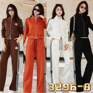 Uzun kollu yüksek kalite <span class=keywords><strong>2</strong></span> adet pamuk spor kadınlar Set OC1114 - Product Image 2