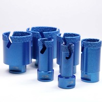 Foret diamanté pour verre, céramique, pierre, béton, accessoires pour outils électroportatifs Dremel, scie cloche, foret à noyau, coupe-noyau