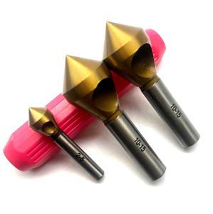 2025 4 cái dụng cụ vát hình nón Kim Loại chế biến gỗ mũi khoan Bộ mũi khoan - Product Image 1