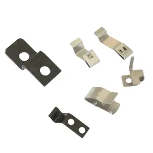 标准质量高精度黄铜冲压弹簧夹小型电气金属零件用于电气行业