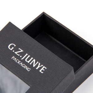 Tùy Chỉnh Nhỏ Sang Trọng Giấy Hộp Nước Hoa Thiết Kế Làm Tùy Chỉnh Nhỏ Hộp Các Tông Màu Đen Với Cửa Sổ Rõ Ràng - Product Image 4