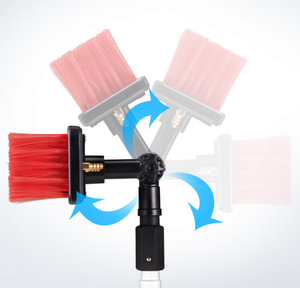 Hướng dẫn sử dụng có thể thu vào nhôm cực Kính thiên văn bảng điều khiển năng lượng mặt trời làm sạch bàn chải nước ăn công cụ cho kính tường Rèm hộ gia đình làm sạch - Product Image 6