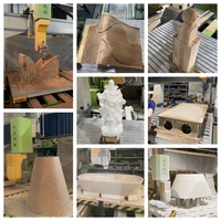 Machine de centre d'usinage CNC à cinq axes avec système de contrôle OSAI