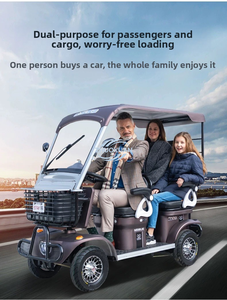 Carrito de Golf Eléctrico de 4 Ruedas con Techo, Mini Vehículo para Mujeres, Niños y Uso Doméstico - Product Image 5
