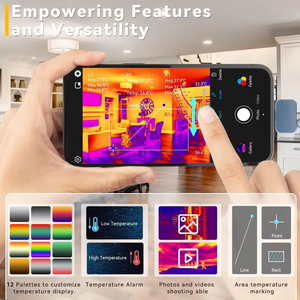 กล้องถ่ายภาพความร้อน InfiRay P2 Pro สำหรับโทรศัพท์มือถือ เครื่องถ่ายภาพความร้อนอินฟราเรด ซ่อมวงจร ทดสอบความร้อนในอุตสาหกรรม มองเห็นในเวลากลางคืน - Product Image 5