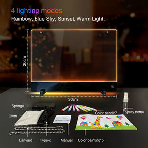 Светодиодная акриловая доска для заметок, стенд для сообщений, сухостираемая, экологичная, водостойкая, светодиодная вывеска для офиса, дома, розничной торговли, декора - Product Image 6