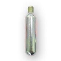 Cylindre de cartouche de CO2 en acier 38g 48cc 50cc basse pression pour veste airbag moto et équitation
