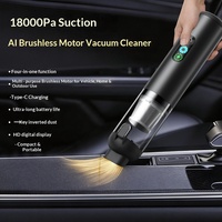 Aspiradora de Mano Inalámbrica Multifuncional, sin Escobillas, a Batería, para Uso Doméstico, en Automóviles y Hoteles, Portátil e Inflable