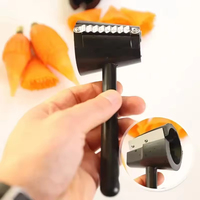 Hoge kwaliteit roestvrijstalen spiraalsnijder Nieuwe aanwinst Handmatige groentesnijder/schaaf PP plastic spiraalvormige fruitgereedschap Ovenbestendig