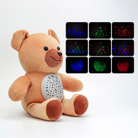 2026 Cuddly Bear Máquina de Sonido Blanco Portátil para Dormir, Reproductor de Canciones de Cuna con Temporizador, Funciona con 2 Pilas AA, Regalo para Bebés