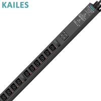 KAILES (KLS) Série K44S 32A CA Triphasé Usage Industriel Moniteur SI-PDU RS 485 36 Points Antidérapants Prise C39 (Circuit