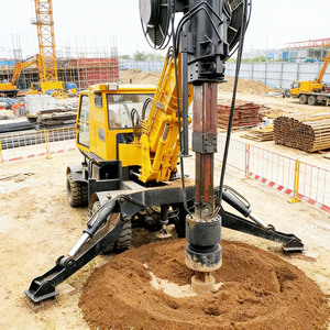 Machine de forage rotative hydraulique pour pieux forés, profondeur 30 mètres, avec système de verrouillage de tiges - Product Image 2