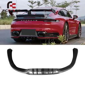 High Quality Carbon Fiber Rear Bumper <strong>Diffuser</strong> Spoiler Body Kits for Porsche 911 992 2019+ <strong>Car</strong> Bumper <strong>Protector</strong> - Product Image 1