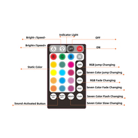Kit d'éclairage de plafond de voiture Starlight 16W RGBW à fibres optiques, effet ciel étoilé, contrôle vocal et par application, lumière d'ambiance DC12V