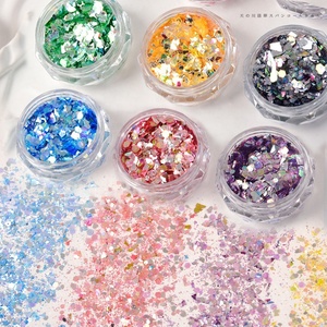 Paso Sico <span class=keywords><strong>2022</strong></span> Lentejuelas Brillantes <span class=keywords><strong>para</strong></span> Manicura 3D <span class=keywords><strong>de</strong></span> Alta Calidad, Colores Veraniegos, Diseño Irregular, Arte <span class=keywords><strong>de</strong></span> <span class=keywords><strong>Uñas</strong></span> Kawaii con Purpurina - Product Image 1