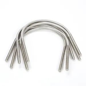 Manufacturer Wholesale U-bolt 304 Stainless Steel U-clamp U-pipe Clamp Fixing Buckle M6M8M10M12