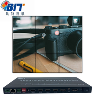 Unterstützt 5 Eingänge (4xHDMI, 1xDP) und 9 HDMI-Ausgänge und ermöglicht den nahtlosen Multi-Screen-Video prozessor