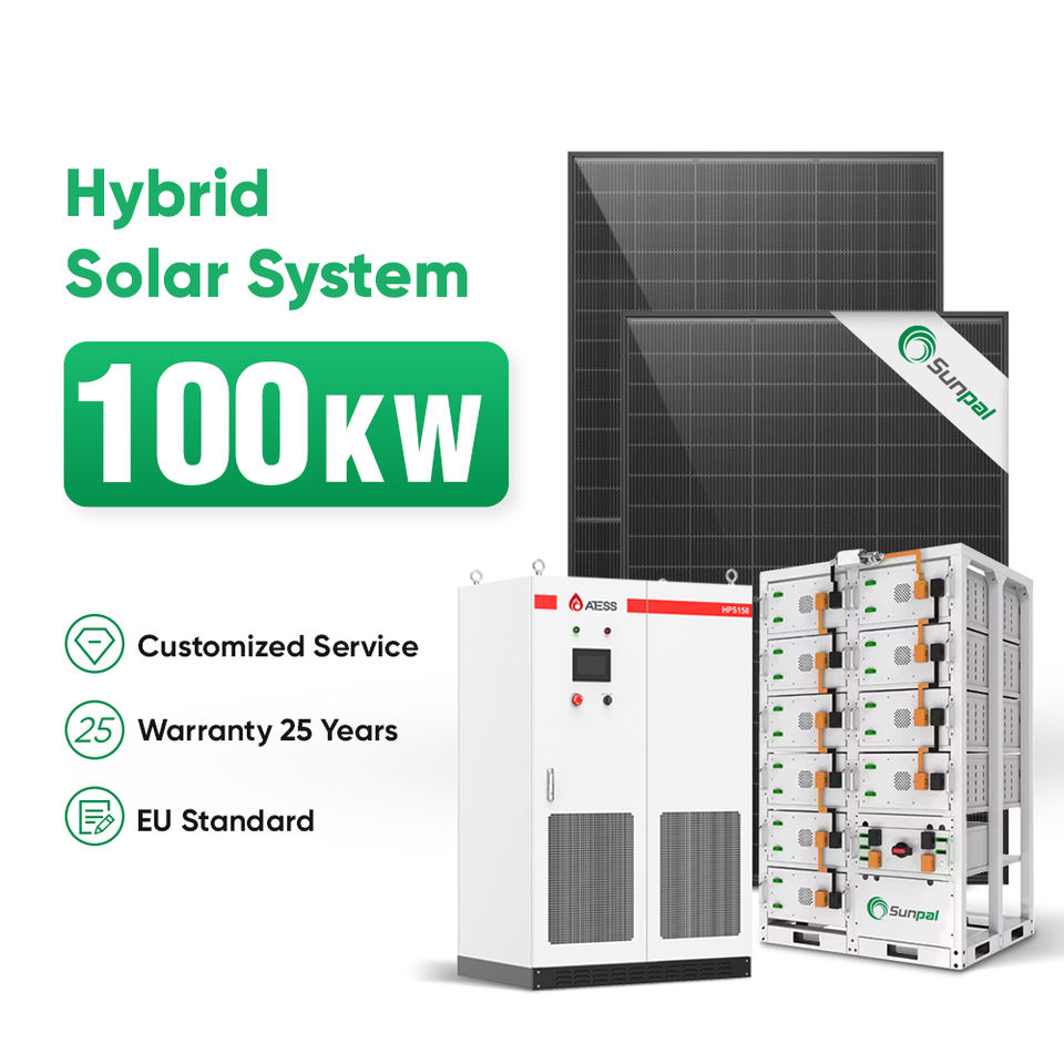 Sunpal All In One Hybrid Solar Energy System 100Kw 80Kw 50Kw Power ...