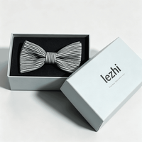 Boîte d'emballage en carton rigide personnalisée avec logo imprimé sur le couvercle et la base, boîte cadeau vide de luxe pour ensemble de ceinture et cravate pour homme