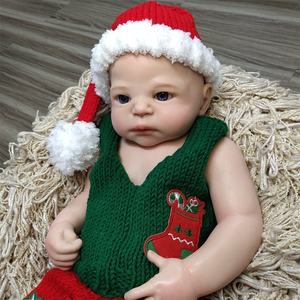 Muñeca de cuerpo completo de silicona para niñas, juguete de bebé recién nacido de tamaño <span class=keywords><strong>Real</strong></span> de 0 a 3M - Product Image 6