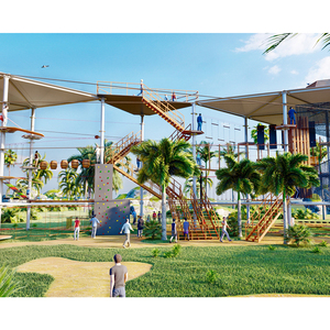 تسلية ساخنة في الهواء الطلق مرافق حديقة ملاهي شرائح كبيرة مخصصة - Product Image 1