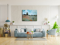 Vente en gros d'impressions sur toile encadrées de style Art déco de Claude Monet, prêtes à être accrochées, décoration murale pour salon, chambre à coucher