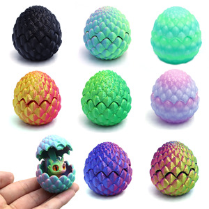 Originality 3D Printed PLA Decorative Ornaments Small <strong>Dragons</strong> Inside <strong>Dragon</strong> <strong>Egg</strong> for Furniture &amp; Desktop Decoration - Product Image 2