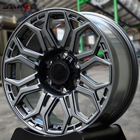 Rines de Aleación Forjada Color Gris Metálico con Diseño de Rayos Poligonales Entrelazados de 17, 18 y 20 Pulgadas 6x1397 para Toyota Tacoma Moab Pickup