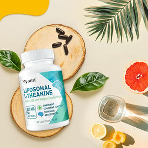 Prix usine OEM/ODM L-Théanine avec GABA pour les fonctions cérébrales et cognitives, aide au sommeil, capsule molle faible en glucides et en sucre - Product Image 2