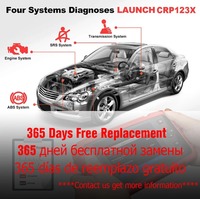 Lanceur 2026 LAUNCH X431 CRP123X V3 Lecteur de codes OBD2 Outil de diagnostic automobile CRP 123x avec diagnostics Moteur, ABS, SRS, WIFI OBDII