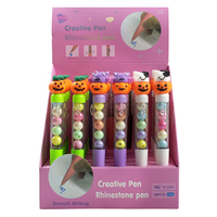 Bolígrafo de Lujo O&Q con Diseño de Calabaza de Halloween, 0.7mm, Plástico, Promocional, Moderno, para la Escuela, Oficina, Material Escolar para Niños