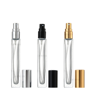 Botella de Perfume Cuadrada con Logotipo Personalizado, 10ml 15ml 20ml 30ml 50ml 100ml, Recargable, de Vidrio, con Atomizador, para Perfume y Aceites Esenciales - Product Image 4