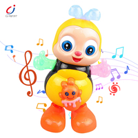 Juguete de Abeja Bailarina Chengji, Juguete Interactivo de Dibujos Animados con Música y Luces, Funciona con Pilas, Venta al por Mayor para Niños