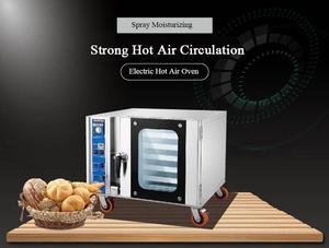 Professional 5 Tray Bakery Convection Oven With Function Digital Control Bread Baking Oven for Caf Strong Hot Air Circulation E - Product Image 1