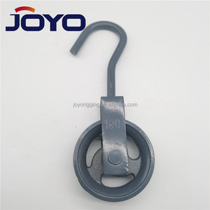 Khối Ròng Rọc Đúc Sơn Đen Có Móc - Product Image 3