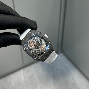 Reloj Mecánico Ultrafino 27-05 de Venta Caliente 2026 con Esfera de Fibra de <span class=keywords><strong>Carbono</strong></span>, Diseño Hueco, Movimiento Visible, Reloj de Moda de Negocios para Hombre - Product Image 2