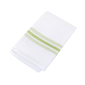 Commercio all'ingrosso a buon mercato striscia tovagliolo tovaglie <span class=keywords><strong>verde</strong></span> chiaro-bianco 12S x 12S Spun poliestere bistrot tovaglioli cena ristorante <span class=keywords><strong>tovaglia</strong></span> - Product Image 1
