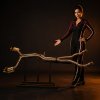 Système d'échappement Catback Valvetronic en acier inoxydable à succès pour Audi SQ8 4.0TT 2019- avec silencieux à clapets et télécommande