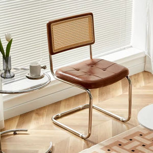 <span class=keywords><strong>Marcel</strong></span> Breuer Cesca Cadeiras chaises de salle à manger en bois massif rotin naturel <span class=keywords><strong>noir</strong></span> avec bras pour la maison cuisine hôtel école salle utilisation - Product Image 1