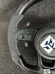 Volant de course personnalisé en fibre de carbone véritable Z Smart LED pour Seat <span class=keywords><strong>Cupra</strong></span> Leon Tavascan Terramar Formentor Born Ateca - Product Image 4