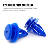 Nouvelles 50 pièces de clips de fixation universels en plastique pour garnitures de panneaux de porte de voiture, modèle D473, de haute qualité, marque YILUSHUN