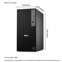 Pour ordinateur de bureau Pro Tower QCT1250, tout neuf, PC professionnel haute performance, Core I7-14700, SSD+HDD, carte graphique dédiée pour