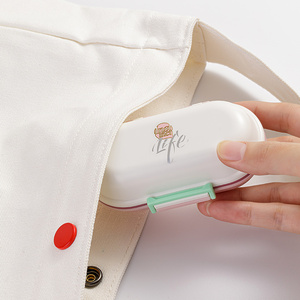 กล่องยาพกพาขนาดเล็ก ทนทาน ปิดสนิท สำหรับเดินทาง ผลิตภัณฑ์หรูหรา ขายดี - Product Image 4