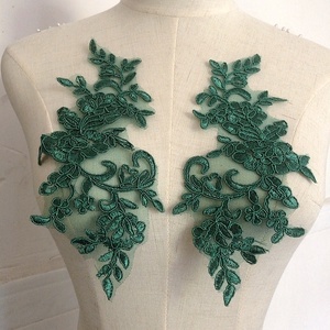 Váy cưới trang trí thêu hoa dây lưới ren đính cô dâu lt2641a - Product Image 1