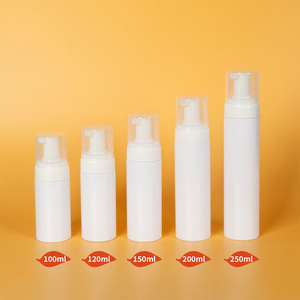 Emballage <span class=keywords><strong>de</strong></span> luxe personnalisé pour produits <span class=keywords><strong>de</strong></span> soin : flacon pompe givré en PET pour savon, mousse pour cils et <span class=keywords><strong>bain</strong></span> moussant - Product Image 5