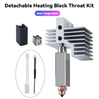 Upgrade Hotend Keramik untuk Elegoo Centauri Carbon, Print Head Extruder Hot End untuk Elegoo Centauri Carbon, Suku Cadang Printer 3D
