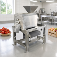 Hoge capaciteit tomaten-, guave- en mangoverwerkingsinstallatie, ontpitter en pulpmachine met 380V motor, hoge productiviteit