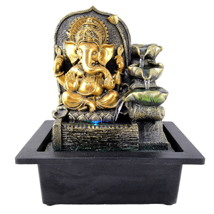 Fuente de Agua de Resina con Figura de Buda, Estatua de Ganesha, para Decoración de Interiores, en Oferta - Product Image 1