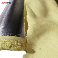 Tissu de papier d'aluminium aramide résistant aux hautes températures-Ignifuge et isolation thermique