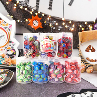 Fabrieksdirect verkoop Halal 3D springende fruitige gummy snoepjes fruit sandwich ogen boze pompoen kitten Halloween grappige hot style